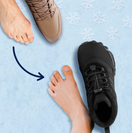 Platz für deine Zehen – auch mit dicken Socken