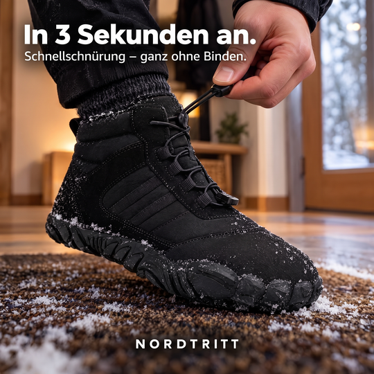 Schnellschnürung – in 3 Sekunden an
